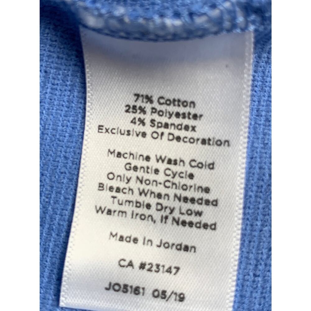 Talbots Womens Top 3/4 Sleeve Blue Stretch Round Neck Size 2X - Picture 5 of 9